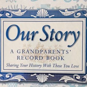 Grandparents record book “Our Story”